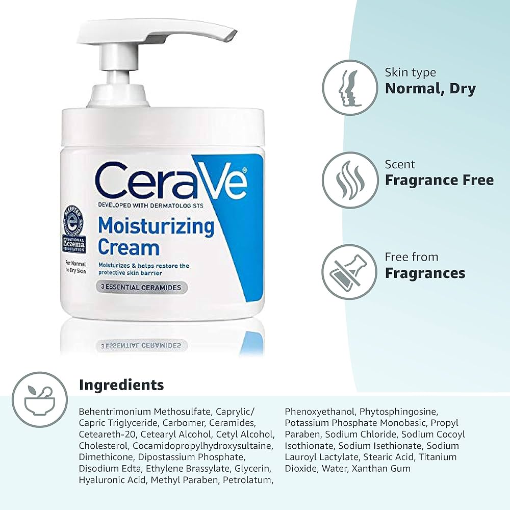 Cerave - Moisturizing cream | for normal to dry skin